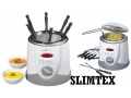 Frytkownica + fondue Cena 62,99 zł http://allegro.pl/frytkownica-fondue-clatronic-6-widelczykow-900w-i1740227737.html