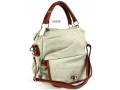 http://williamsbags.pl/torebki-damskie/torebka-damska-wb-7271-szary.html#.Szara torebka z brązowymi akcentami - 64,90zł!!!