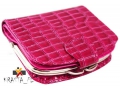 http://www.krasta.pl/product-pol-782-Eleganckie-portfele-damskie-skora-100-ekoNP1-rozowy-krokodyl.html.Różowy tłoczony portfelik - 23,00zł!!!