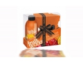 Grace Cole FruitWorks zestaw kąpielowy Soczyście o zapachu świeżych, soczystych owoców. Żel do kąpieli i pod prysznic 170 ml, cytrusowy balsam do ciała 200 ml oraz myjka. Cena: 29,00 zł. http://www.taniekosmetyki.pl/produkt.php?10185
