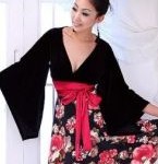 nabi_korea_black_velvet_flower_dress