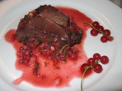 Grilled Lamb Chops in Red Currant and Rosemary Sauce1