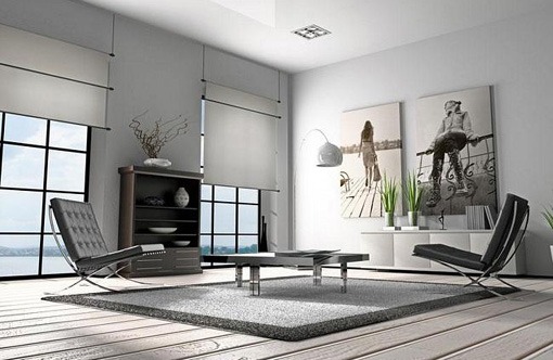 Home interior 3D rendering