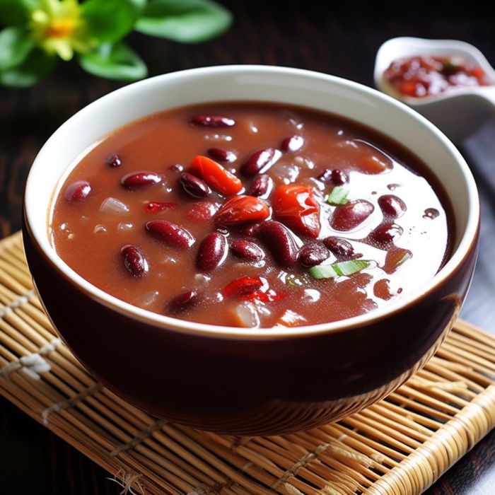 zupa z czerwonej fasoli