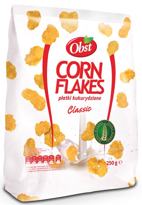 Płatki Corn Flakes firmy Obst