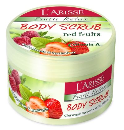 sloik BODY SCRUB czerwone owoce