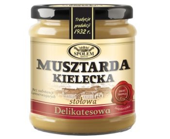 WSP SPOŁEM Musztarda Kielecka delikatesowa stołowa 190g