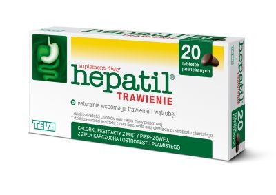 HEPATIL Trawienie 20tabl noreflex