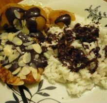 Filet w sosie czekoladowym