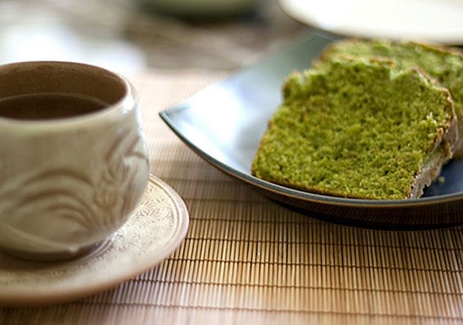 Babka z zieloną herbatą