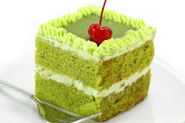 Tort z zieloną herbatą