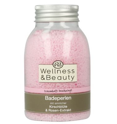 Wellness & Beauty perełki do kąpieli z ekstraktem z kwiatów wiśni i kwiatów róży