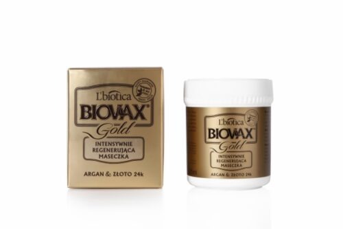 Maska Biovax Gold argan i złoto 24k