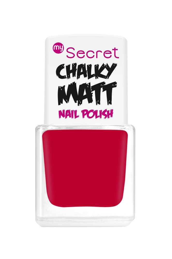 _My_Secret_Chalky_Matt_nail_polish_239_Red