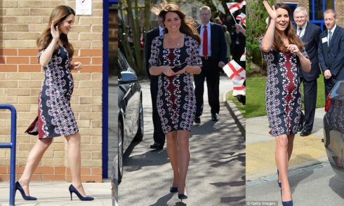 Kate Middleton maternity clothes style