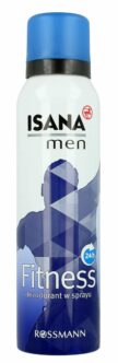 Isana Men dezodorant w sprayu (Fitness) 150 ml