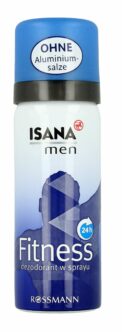 Isana Men dezodorant w sprayu (Fitness)_mini 50 ml