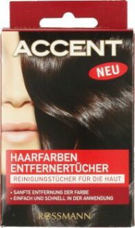 Accent Hair Colour chusteczki do usuwania śladów farby ze skóry