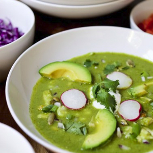 Zupa zielona meksykańska
