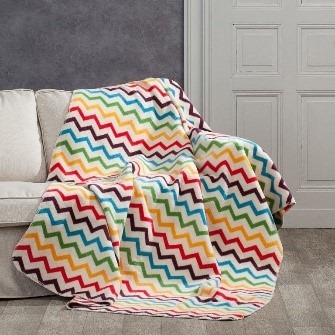 4_Dekoria.pl, koc Cotton Cloud Rainbow