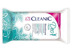 Cleanic Deo Fresh dezodorant w chusteczce_cena 3.99 zł (12 szt.)