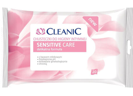 Cleanic Sensitive Care chusteczki do higieny intymnej_cena 7.39 zł (20sz
