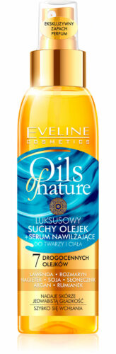 Oils of nature suchy olejek +serum nawilzajace do twarzy i cia+éa
