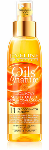Oils of nature suchy olejek +serum odm+éadzajace do twarzy i cia+éa