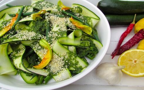courgette-salad-with-a-zesty-mint-dressing