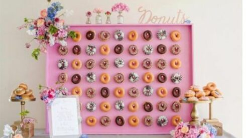 Giant donut wall