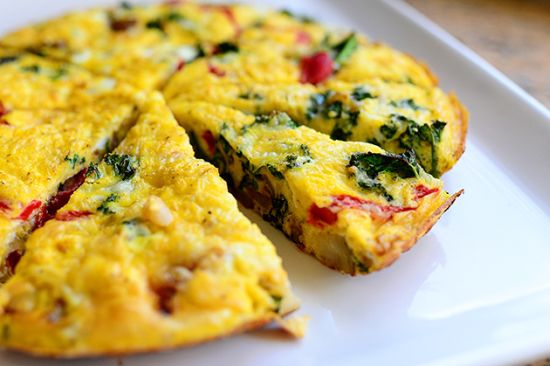 fritata z warzywami