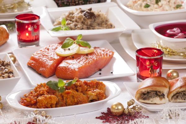 Boe Narodzenie - witeczny st - kolacja wigilijna / tradycyjne potrawy / ryba po grecku