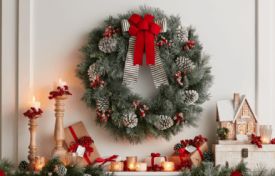 Wieńce i wianuszki - świąteczne dekoracje mieszkania