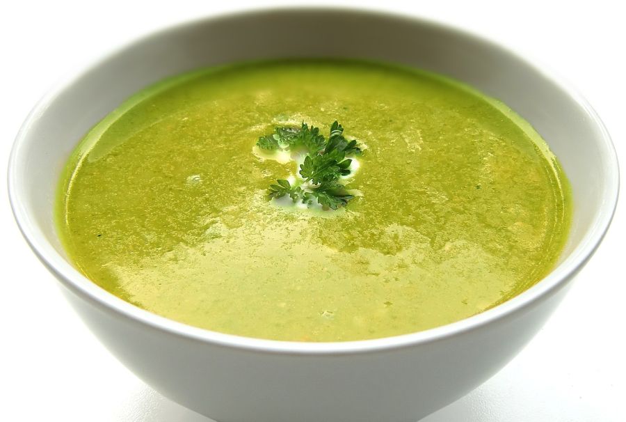 zupa z zielonego groszku