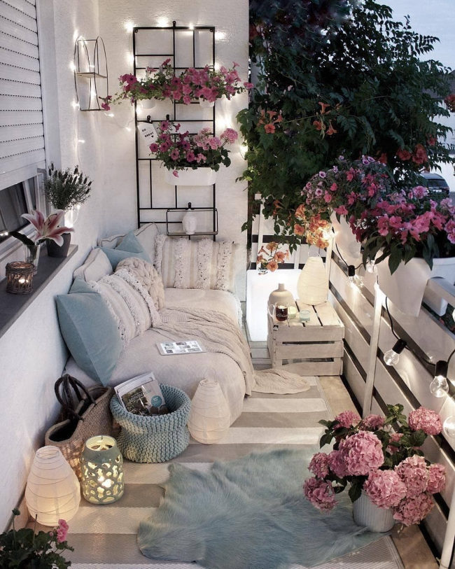 boho balkon