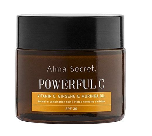 Alma Secret - Przeciwstarzeniowo-rozświetlający krem z olejem moringa