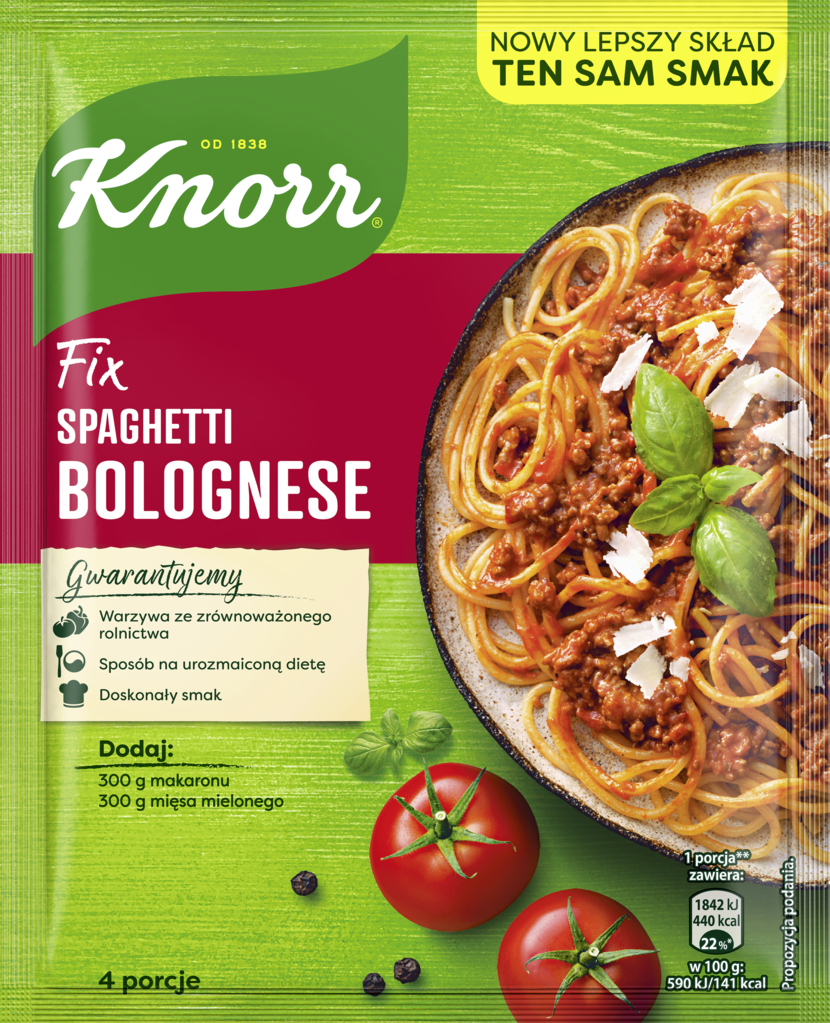 Fix knorr spaghetti bolognese