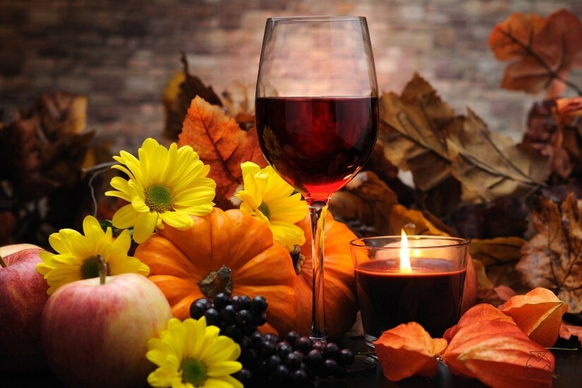 jesień i wino