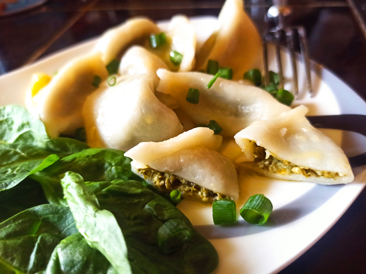 Ser pleśniowy w farszu do pierogów. Smak zachwyci każdego smakosza