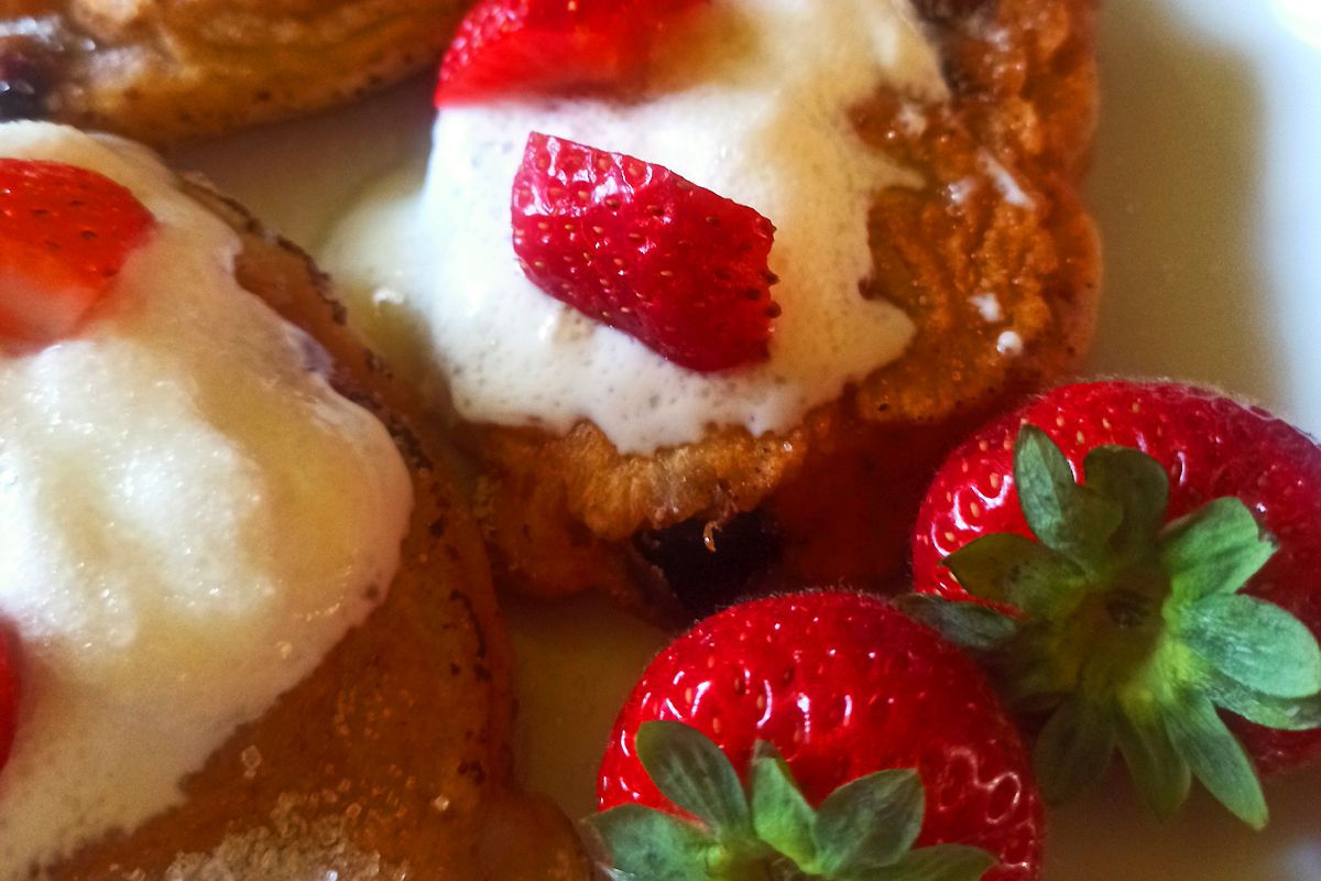 Placuszki z mascarpone. Delikatne w smaku i puszyste
