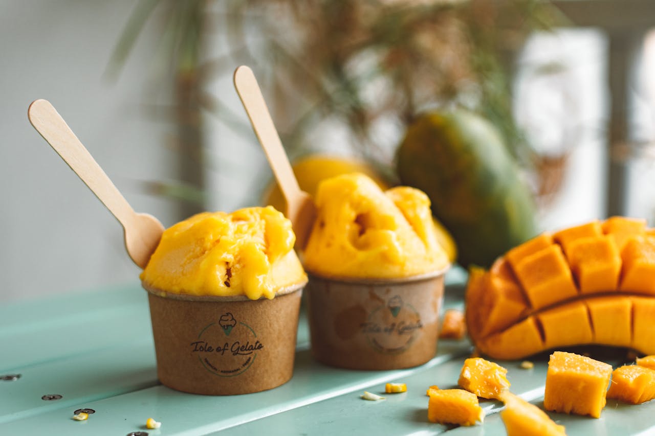 lody z mango i serka