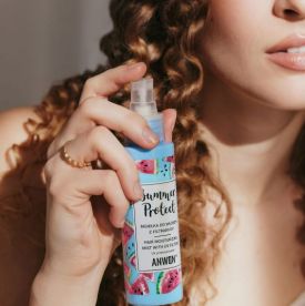 Letni rytuał uważności –  mgiełka do włosów Summer Protect od Anwen