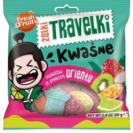 Żelki Travelki od marki Fresh&Fruity rozszerzają linię o wariant kwaśny!