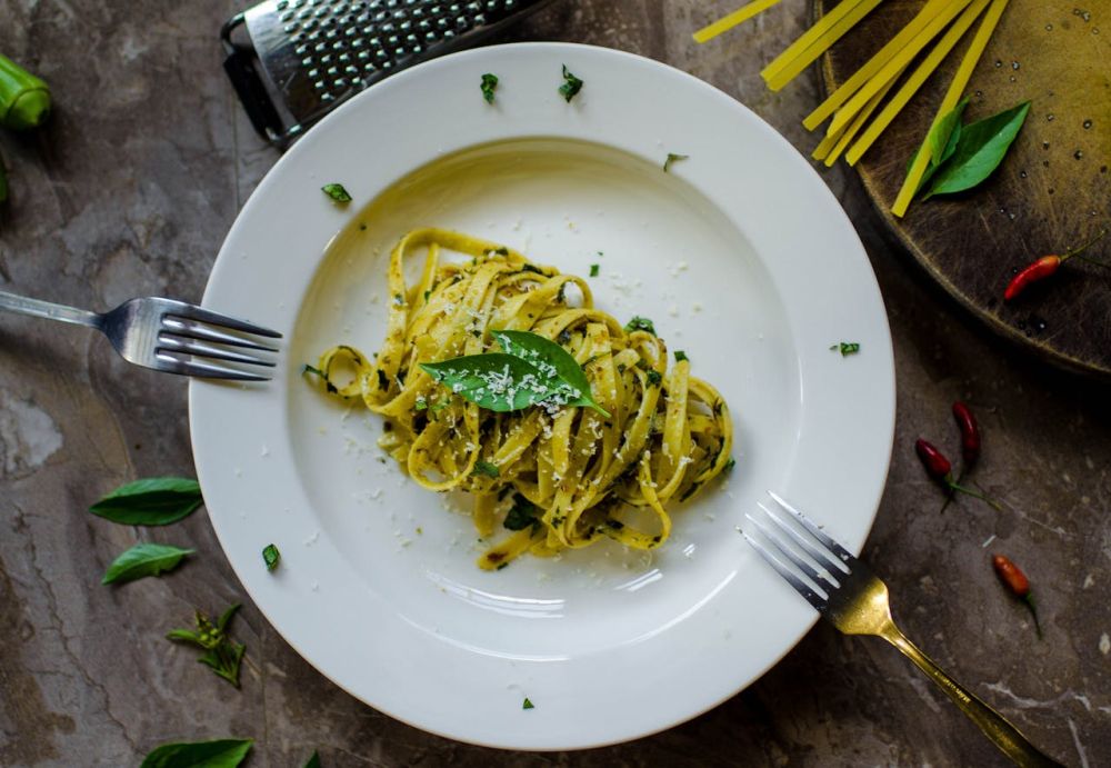 makaron z pesto