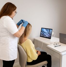 Masz łuszczycę skóry głowy? Sprawdź, jak może Ci pomóc lekarz trycholog