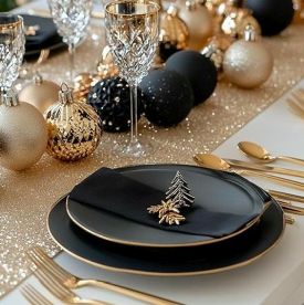 Black and Gold Soirée - stylizacje, dodatki i drinki na sylwestrowy i karnawałowy wieczór