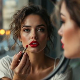 Czy czerwone usta nadal są modne? Trendy makijażu ust na 2026 rok