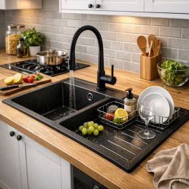 Zlewozmywaki granitowe – praktyczny luksus, który zostaje z Tobą na lata