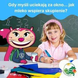 Gdy myśli uciekają za okno – jak mleko wspiera skupienie?