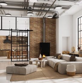 Salon w stylu loft największym hitem aranżacji – jak urządzić współczesną interpretację?
